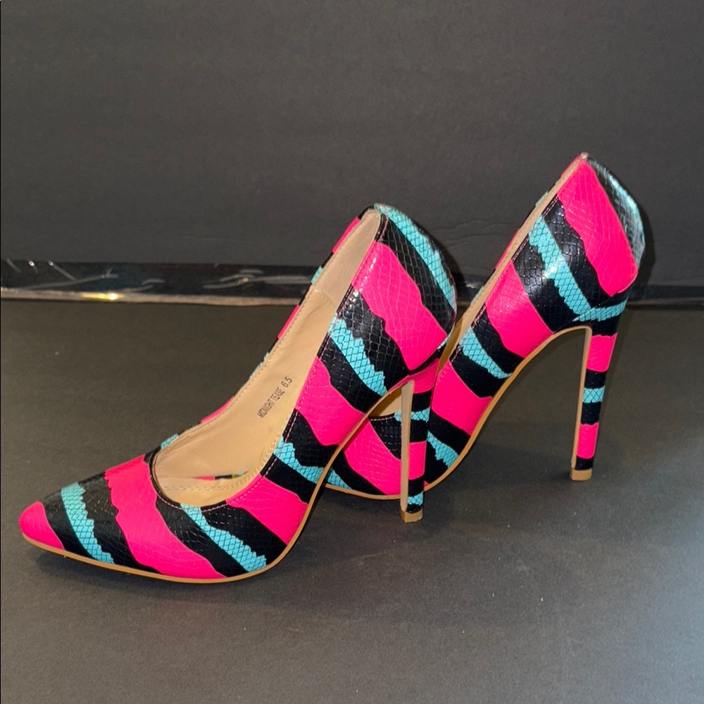 Colorful Women's Heels - Picture 2 of 5